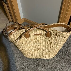 Michael Kors Natural Woven Tote